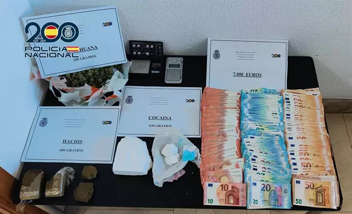 Detenidas cuatro personas por tráfico de drogas en Dénia