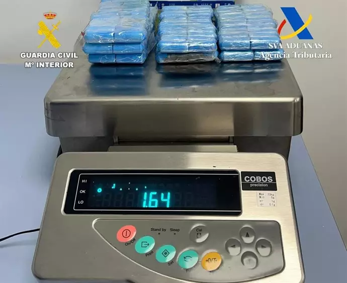 Detenida una mujer en el aeropuerto de Lanzarote con 1,6 kilogramos de cocaína